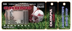 Orono Football Fundraiser 2010 Premium Gold Card