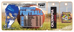 Westbrook Football Fundraiser 2010 Premium Gold Card